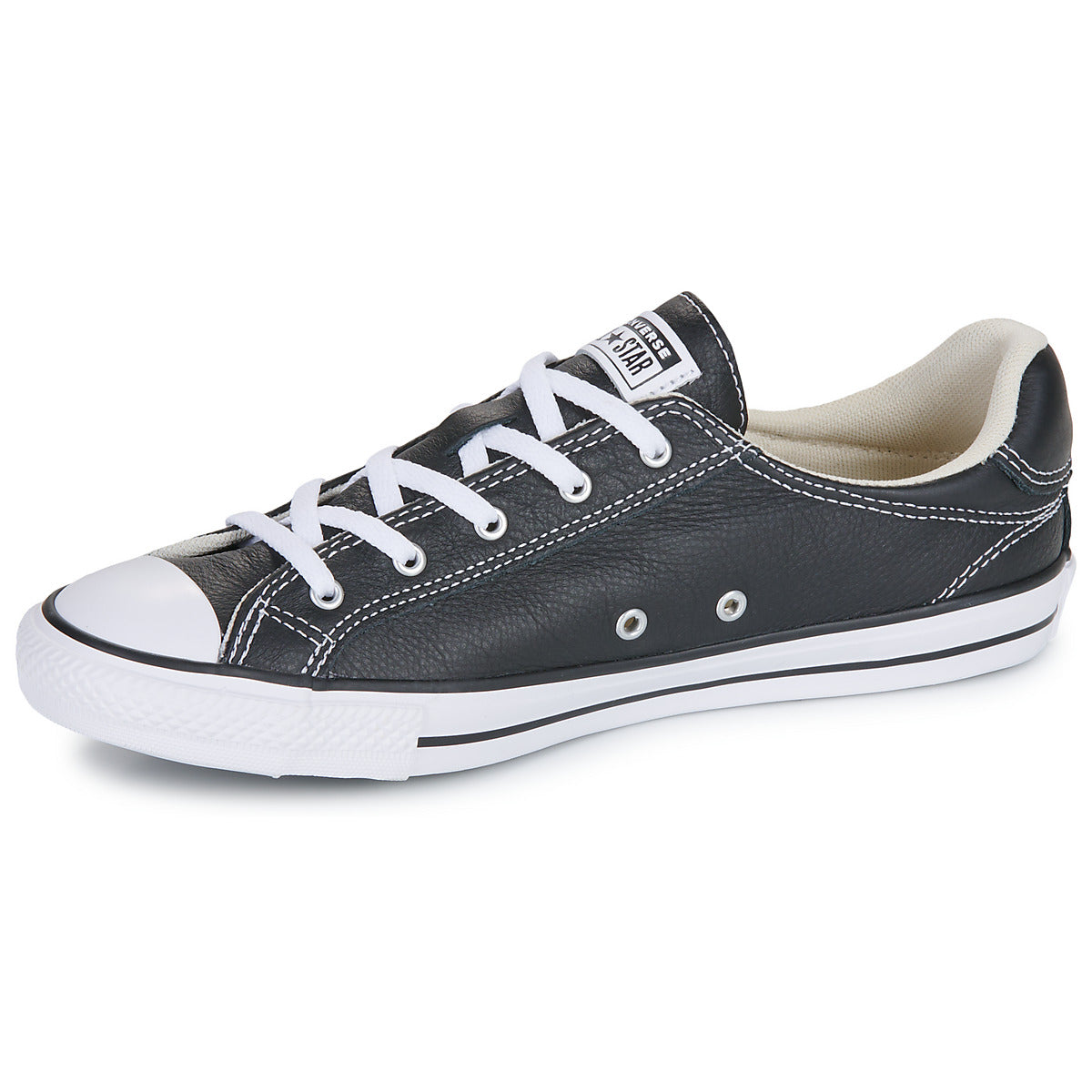 Sneakers basse Donna Converse  CHUCK TAYLOR ALL STAR DAINTY LUCKY LEATHER  Nero