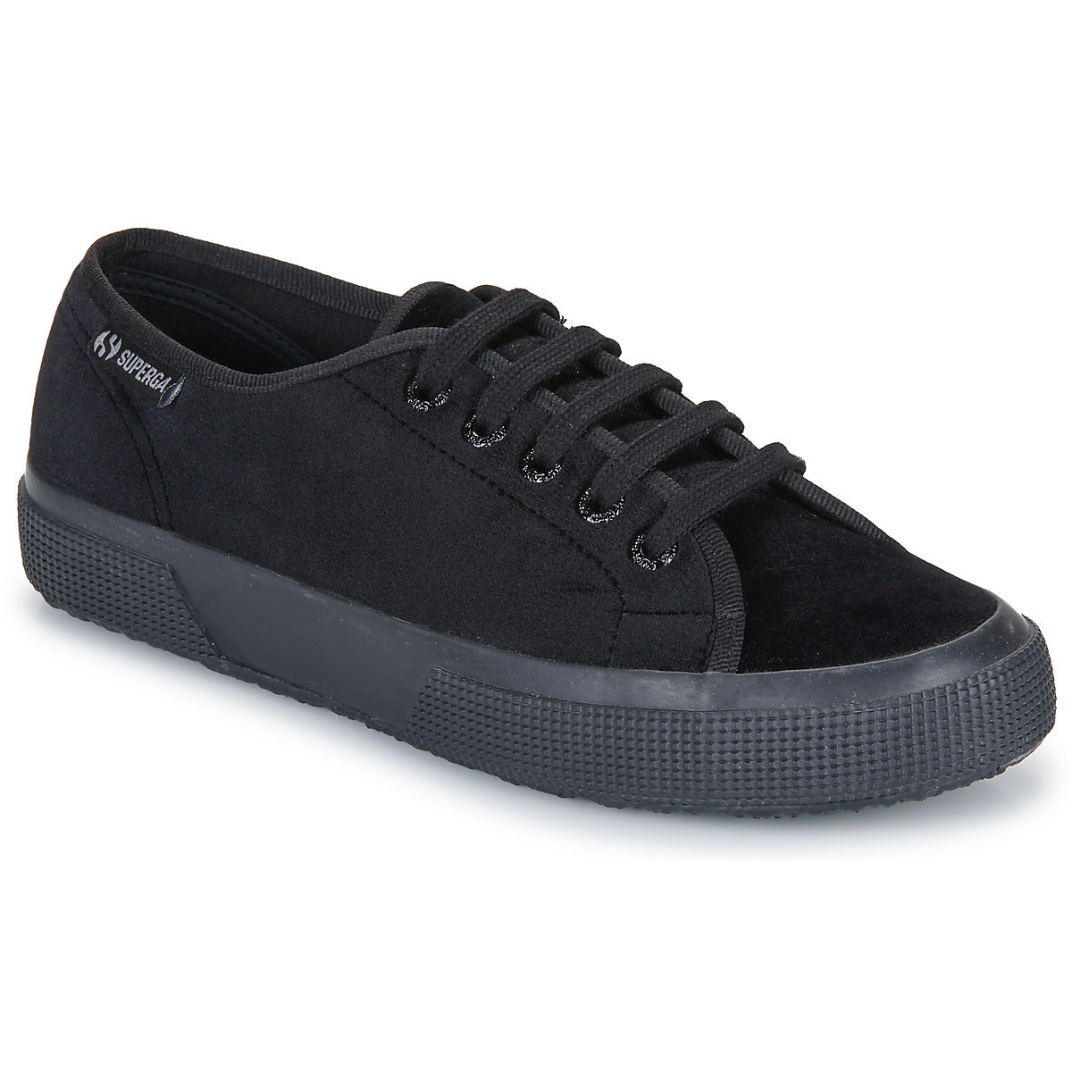 Sneakers basse Donna Superga  2750 VELVET  Nero