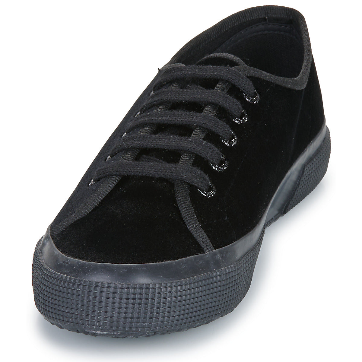 Sneakers basse Donna Superga  2750 VELVET  Nero