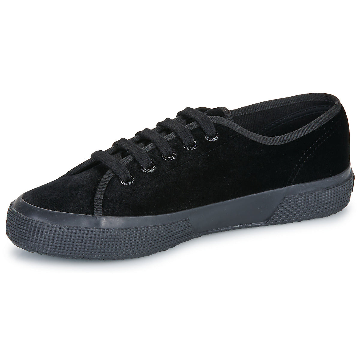Sneakers basse Donna Superga  2750 VELVET  Nero