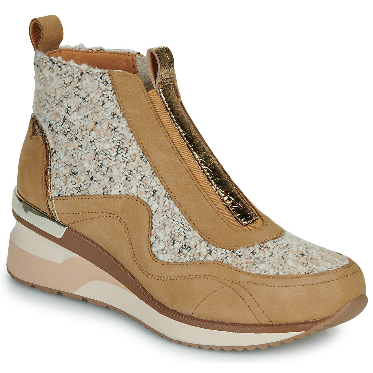 Sneakers alte Donna Mam'Zelle  VIDEO  Marrone