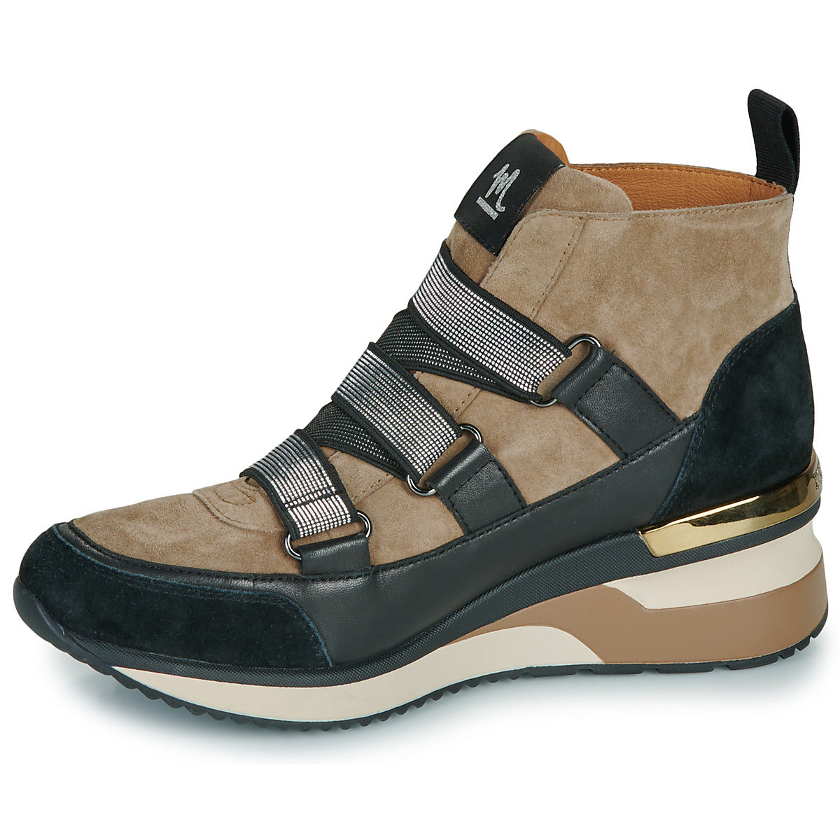 Sneakers alte Donna Mam'Zelle  VULPIN  Nero