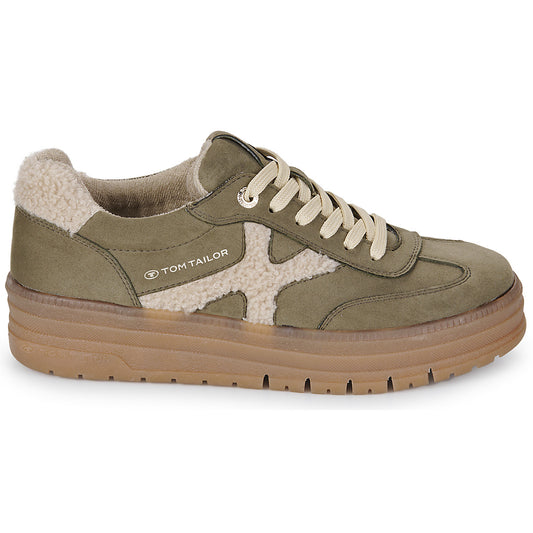 Sneakers basse Donna Tom Tailor  1590020001-KHAKI  Kaki