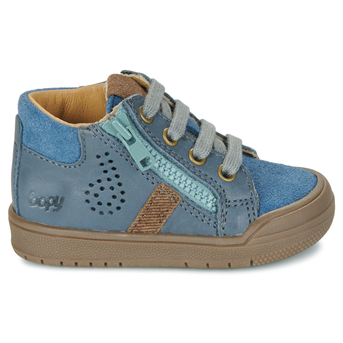Scarpe bambini ragazzo Bopy  RAFA  Blu