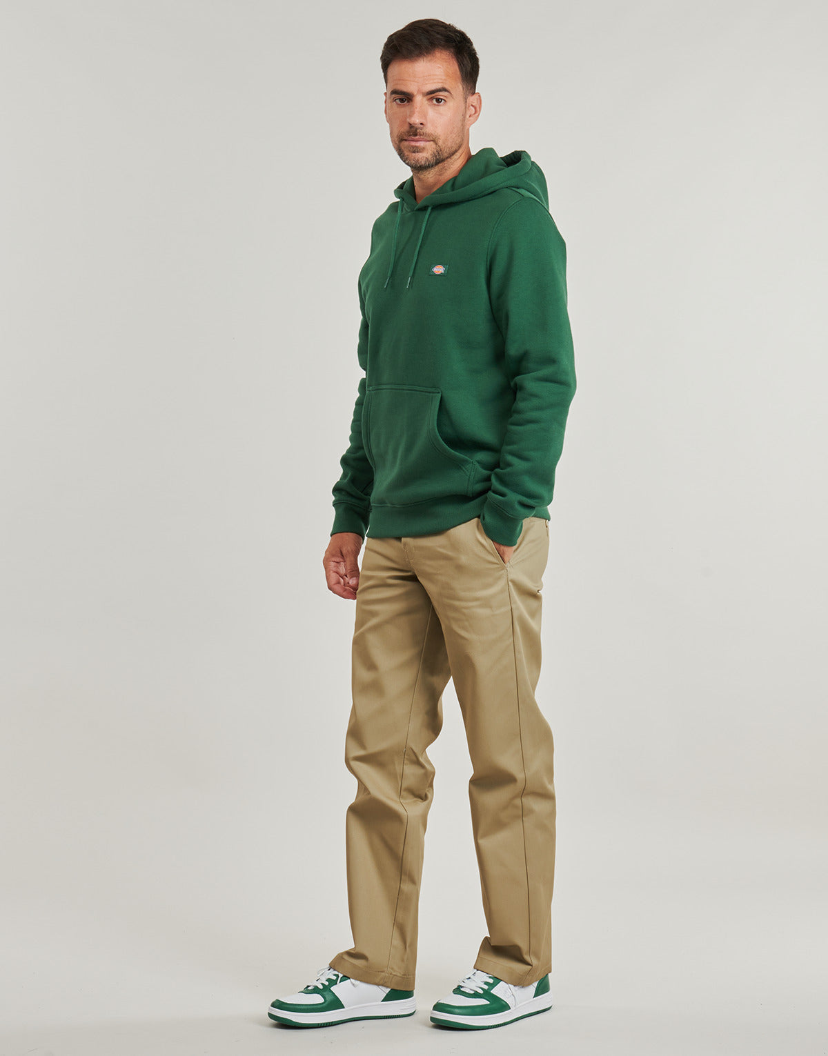 Felpa Uomo Dickies  OAKPORT HOODIE  Verde