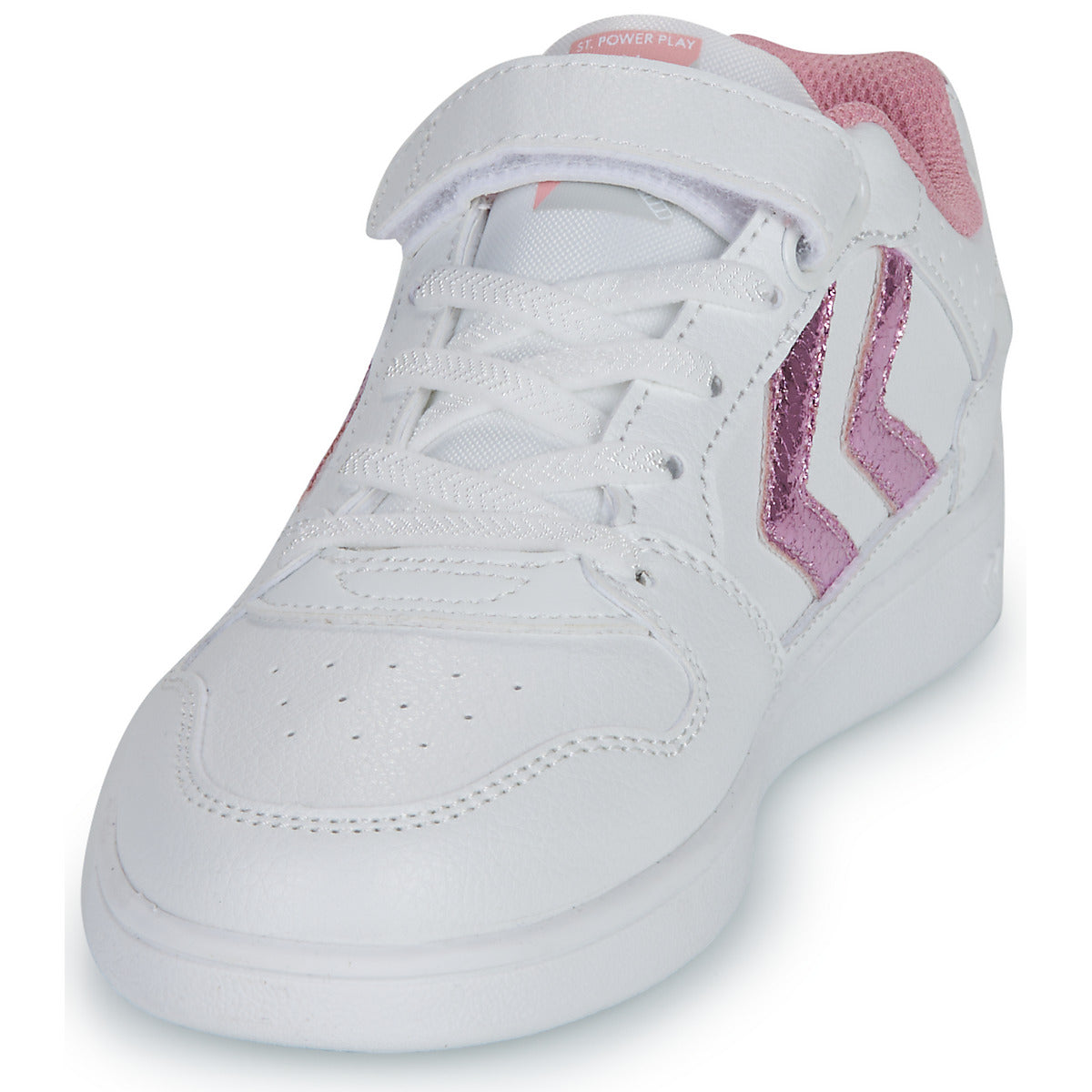 Scarpe bambini ragazza hummel  ST POWER PLAY JR  Bianco