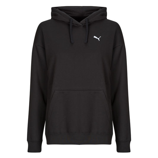 Felpa Donna Puma ESS Relaxed Hoodie FL Nero