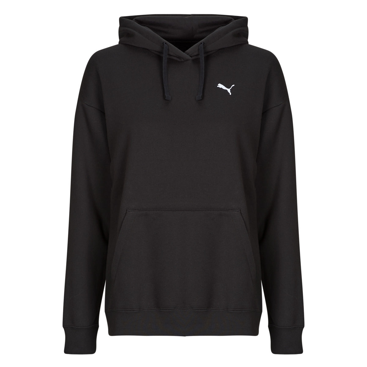 Felpa Donna Puma ESS Relaxed Hoodie FL Nero