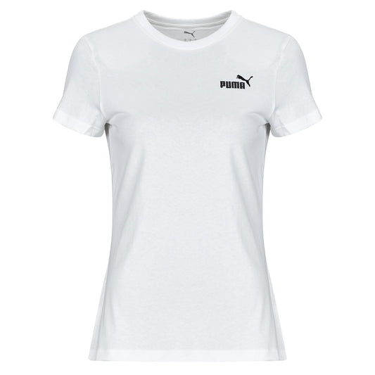 T-shirt Donna Puma ESS Small No.1 Tee Bianco