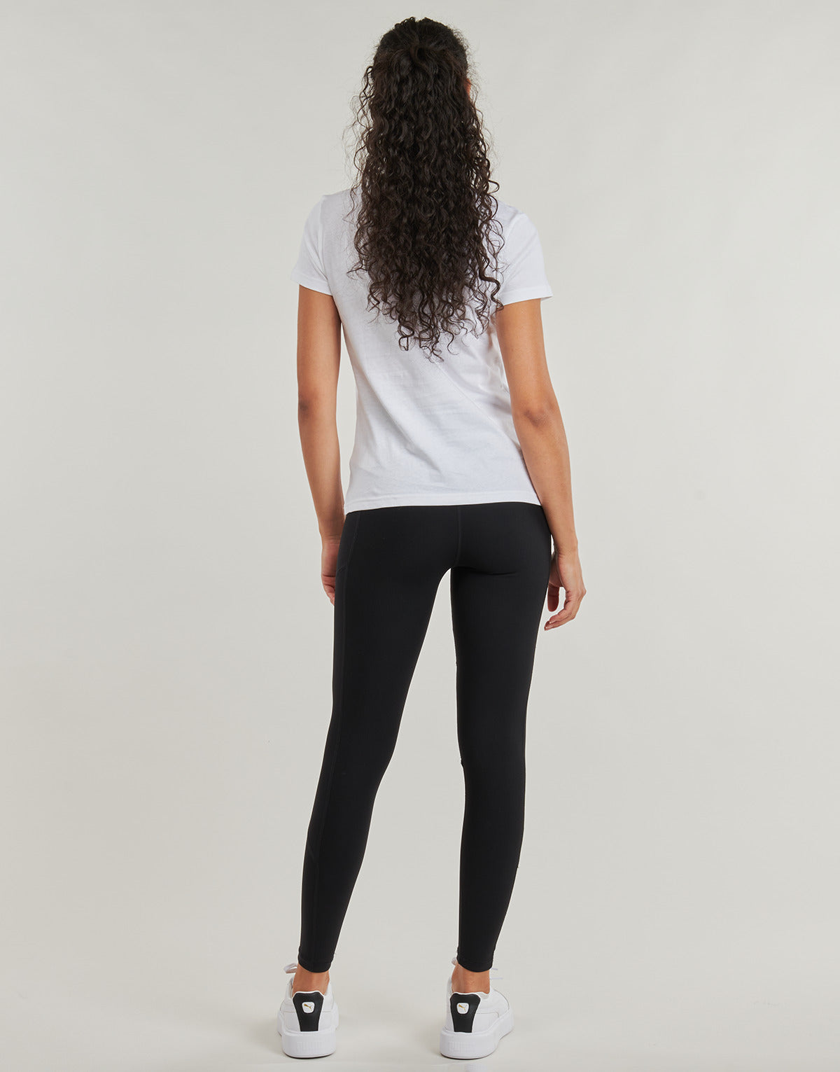 T-shirt Donna Puma  ESS Small No.1 Tee  Bianco