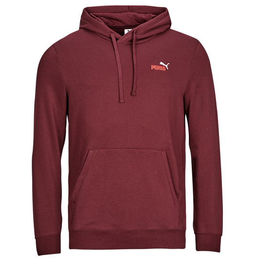Felpa Uomo Puma ESS 2 COLOR Small No. 1 Logo Hoodie TR Bordeaux