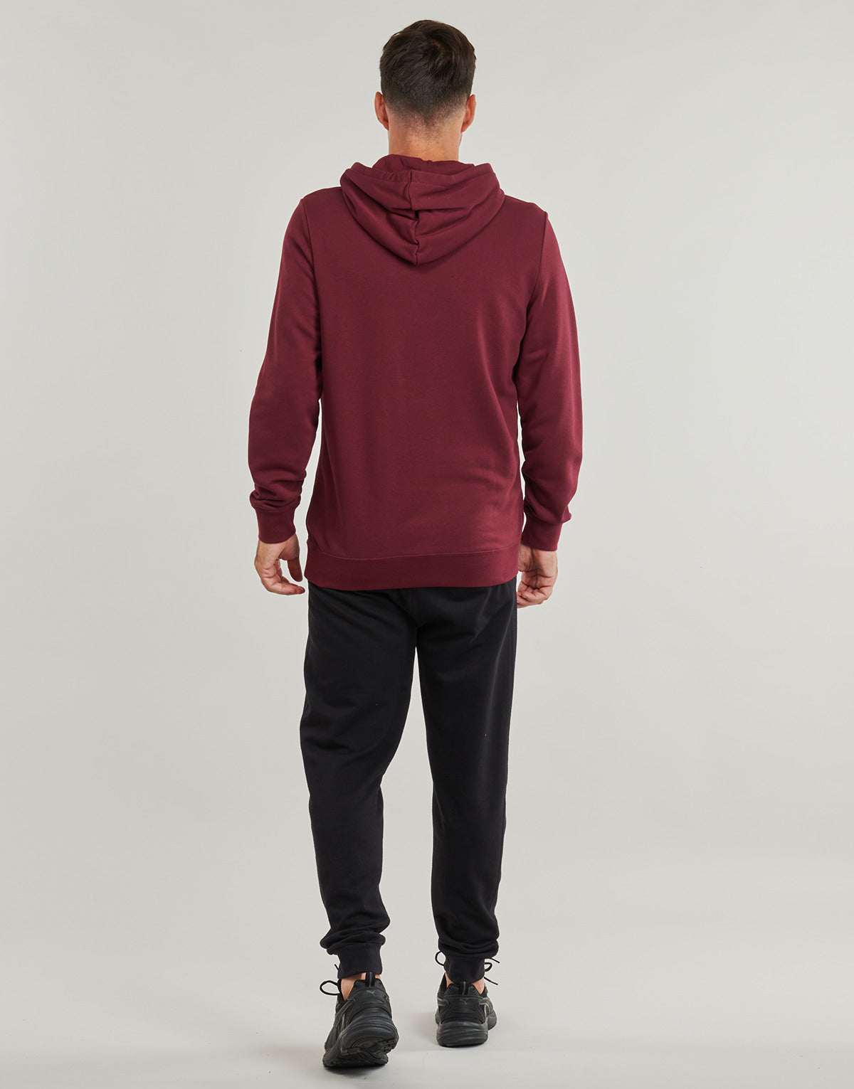 Felpa Uomo Puma ESS 2 COLOR Small No. 1 Logo Hoodie TR Bordeaux