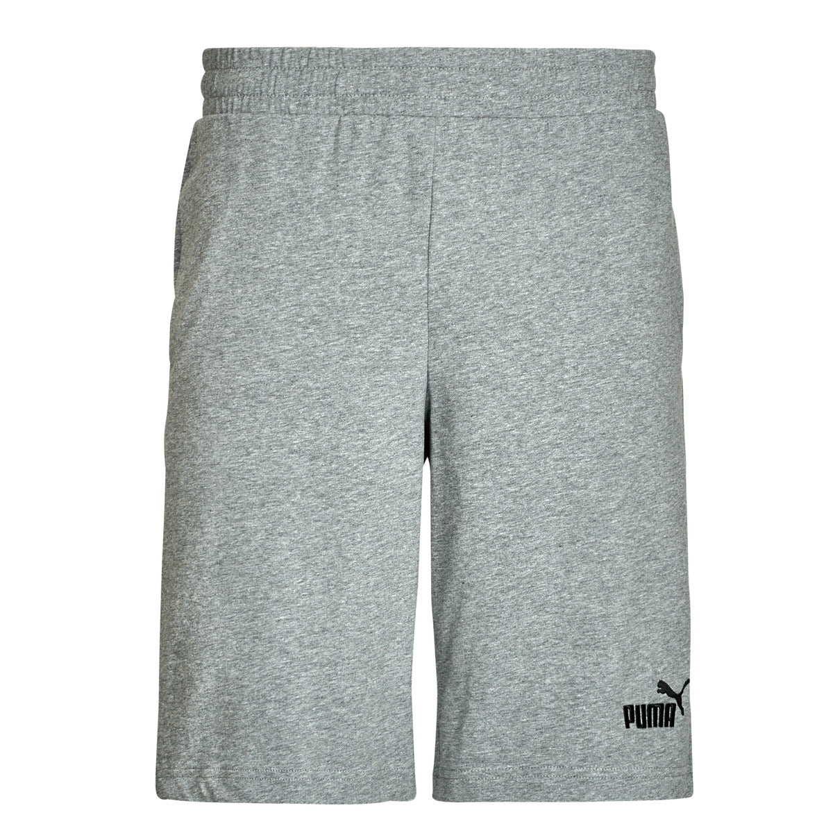 Pantaloni corti Uomo Puma  ESS No. 1 Logo Jersey Shorts  Grigio
