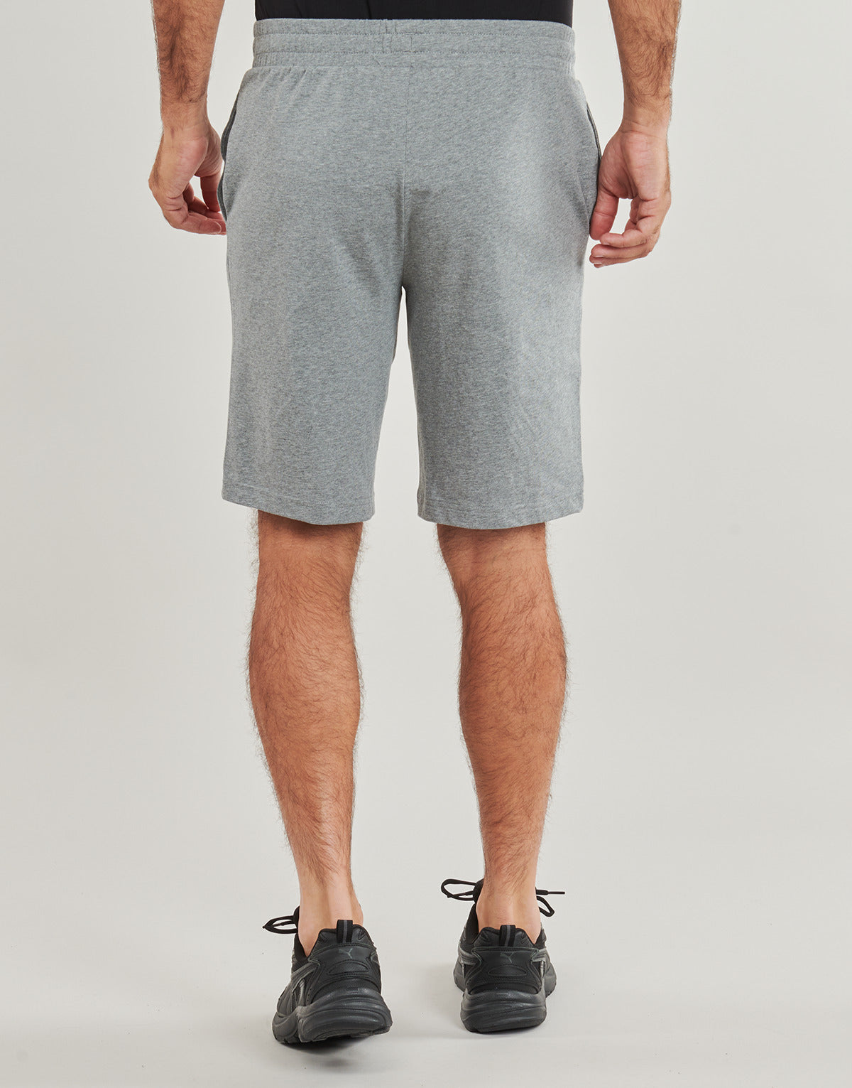 Pantaloni corti Uomo Puma ESS No. 1 Logo Jersey Shorts Grigio