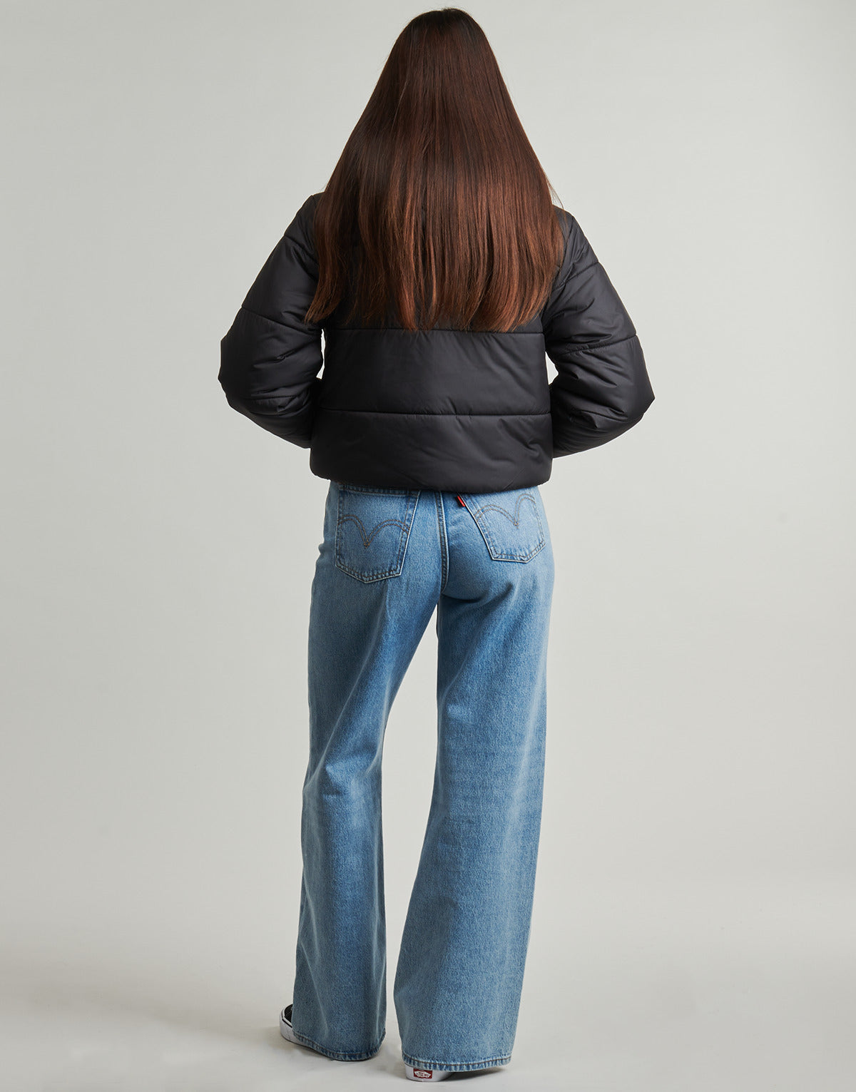 Piumino Donna Vans  W MTE HILLGATE CROPPED PUFFER  Nero