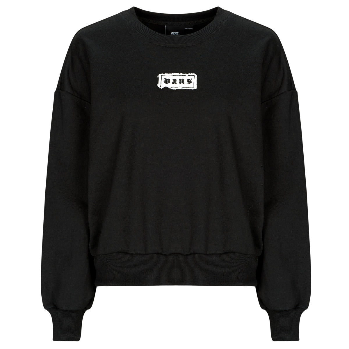 Felpa Donna Vans  W UPWORN RETRO CREW  Nero