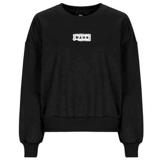 Felpa Donna Vans  W UPWORN RETRO CREW  Nero