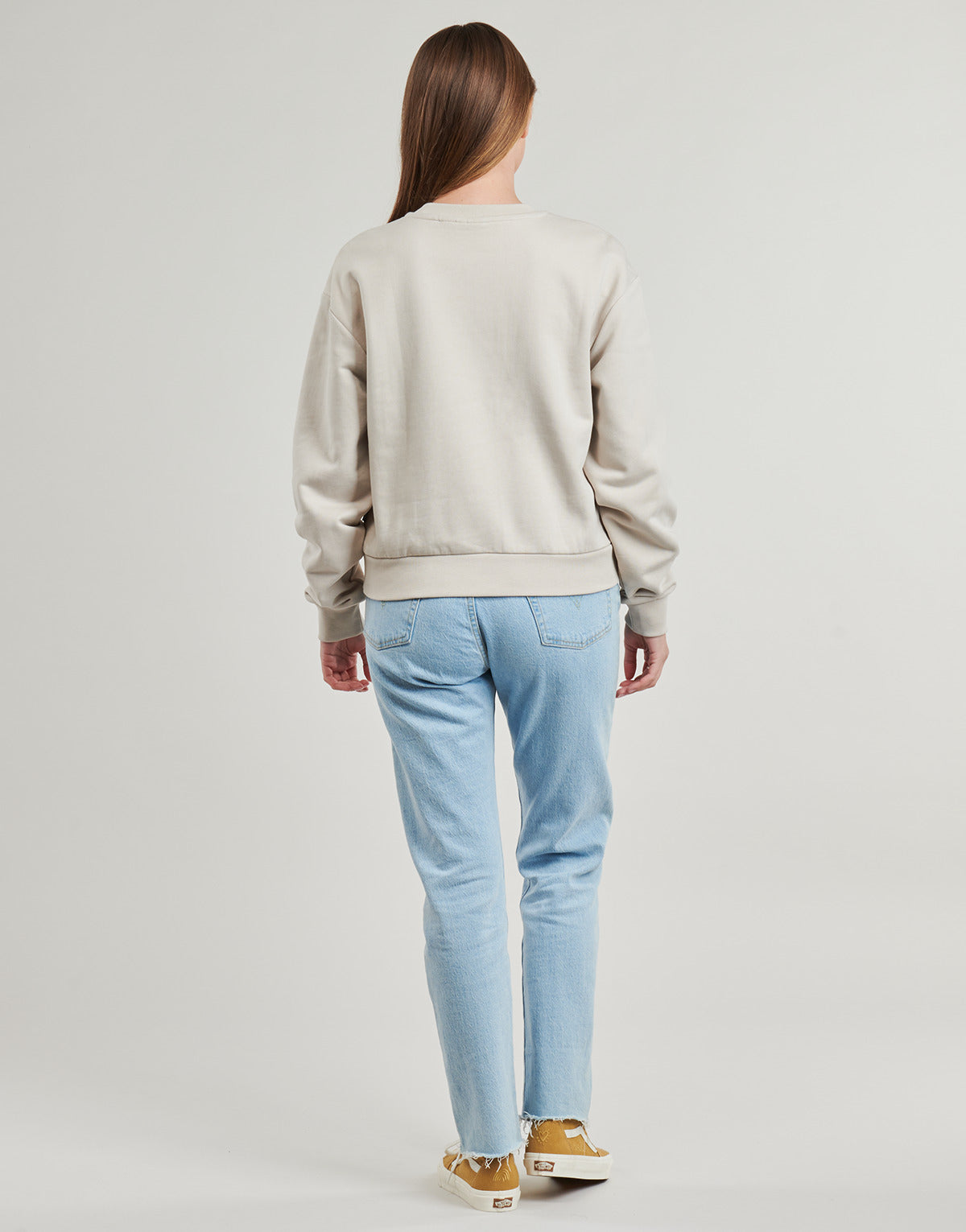 Felpa Donna Vans  W ESSENTIAL H-FT RLX CREW  Beige