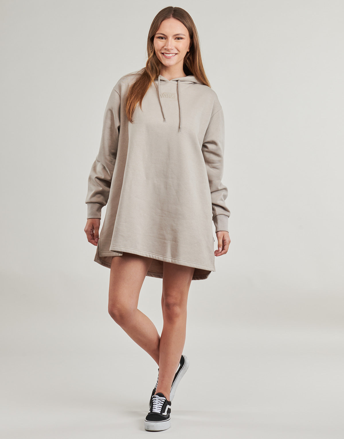 Abito corto Donna Vans  FLEECE DRESS  Beige