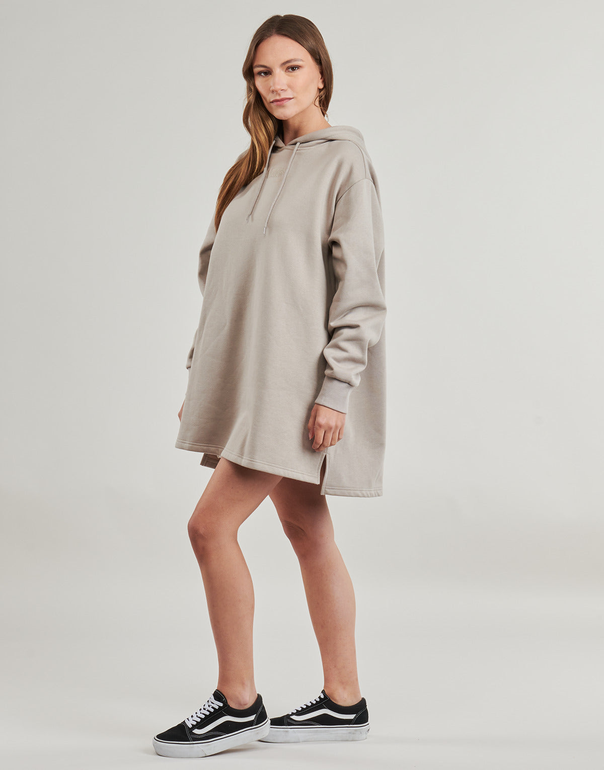 Abito corto Donna Vans  FLEECE DRESS  Beige