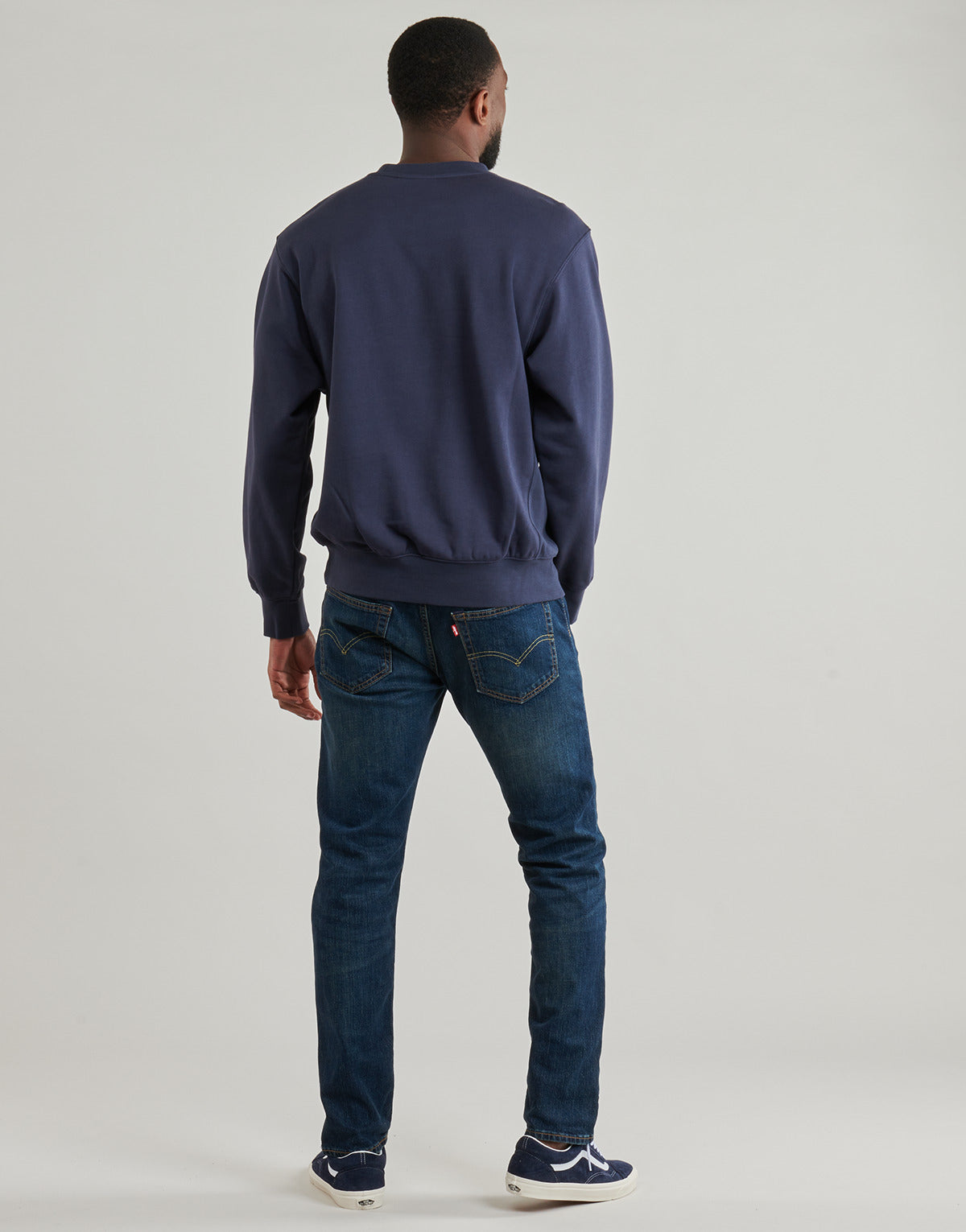 Felpa Uomo Vans  Original Standards 2-Tone Crew  Blu