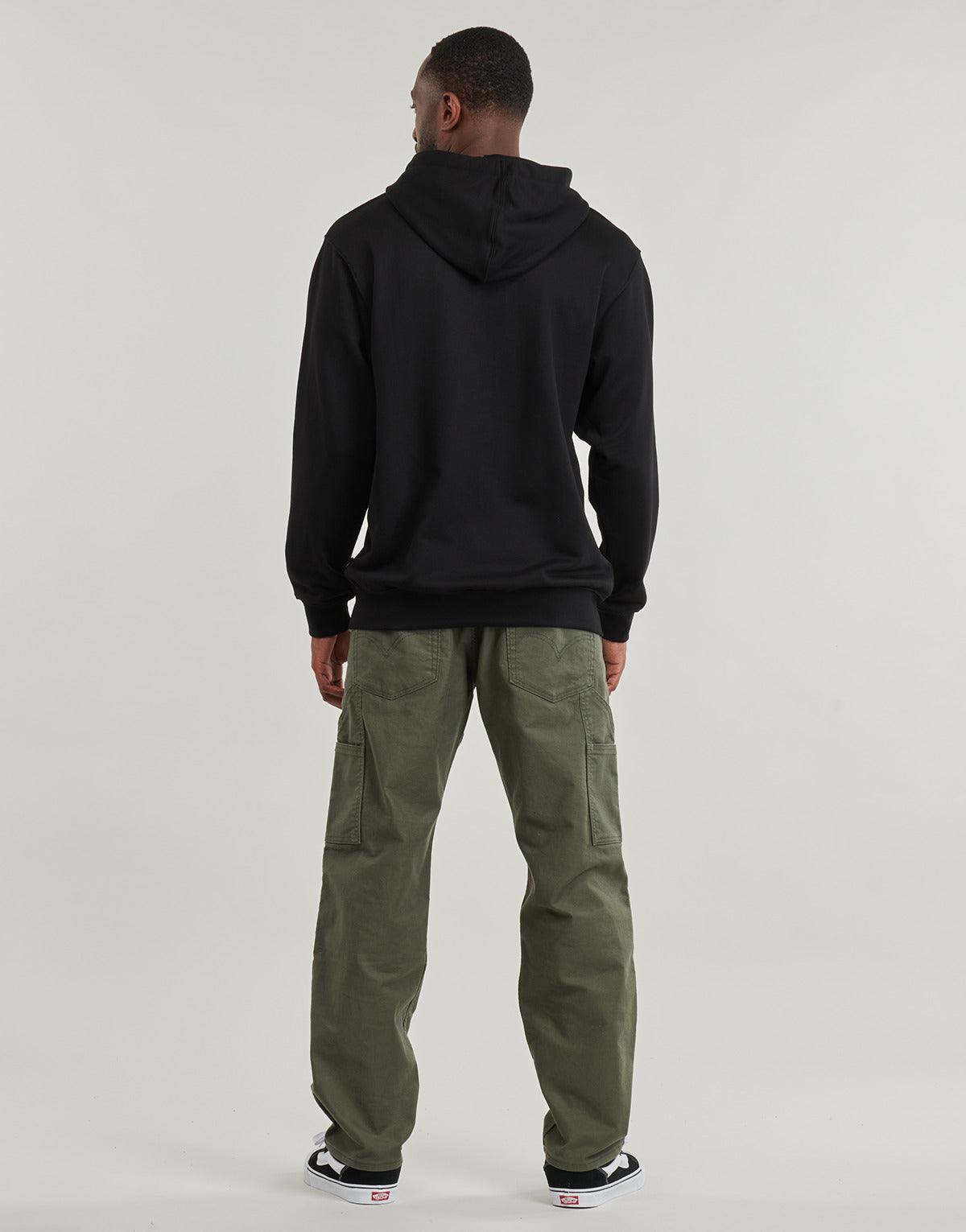 Felpa Uomo Vans BLOCKED BOX PO HOODIE Nero