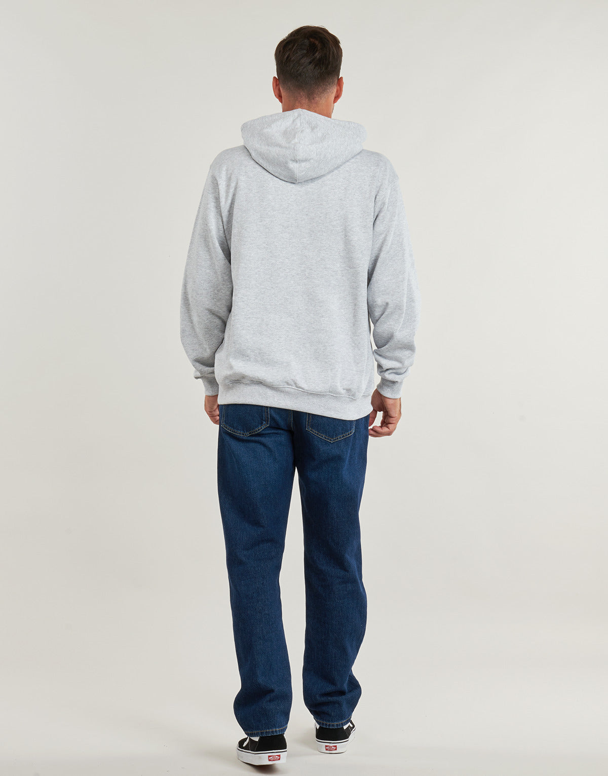 Felpa Uomo Vans LEFT CHEST II LOOSE PO Grigio