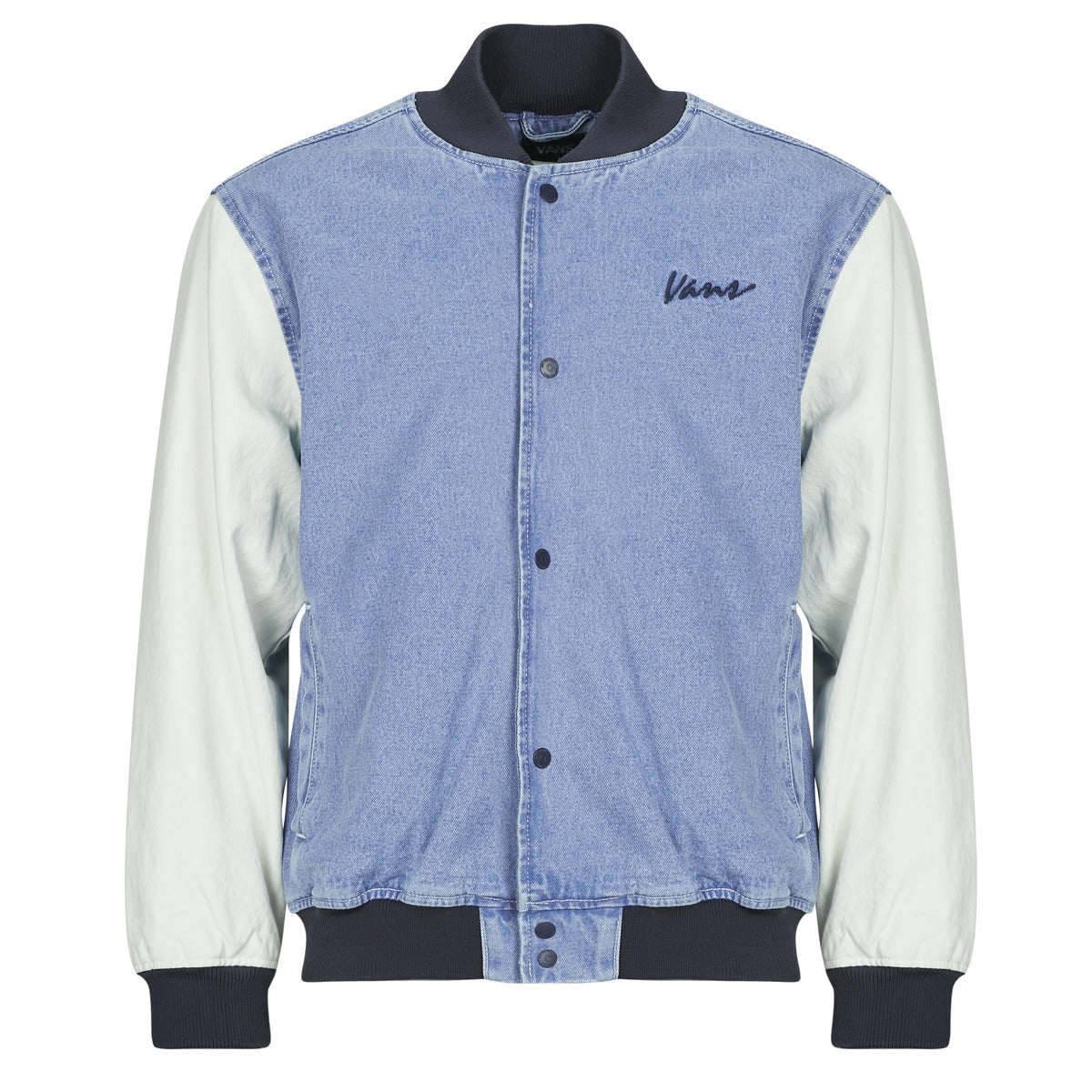 Giubbotto Uomo Vans  Denim Baseball Jacket  Blu