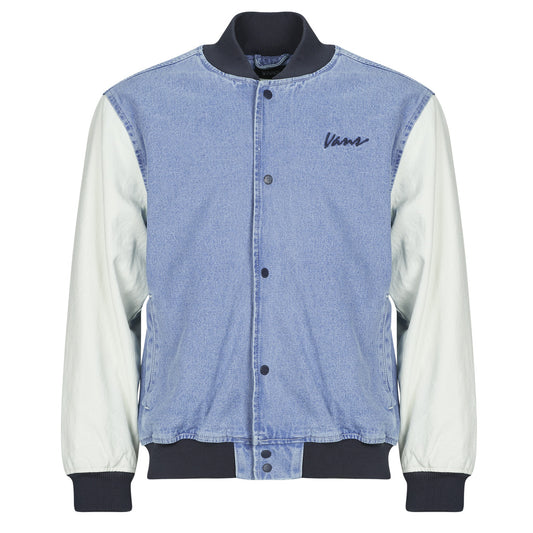 Giubbotto Uomo Vans  Denim Baseball Jacket  Blu