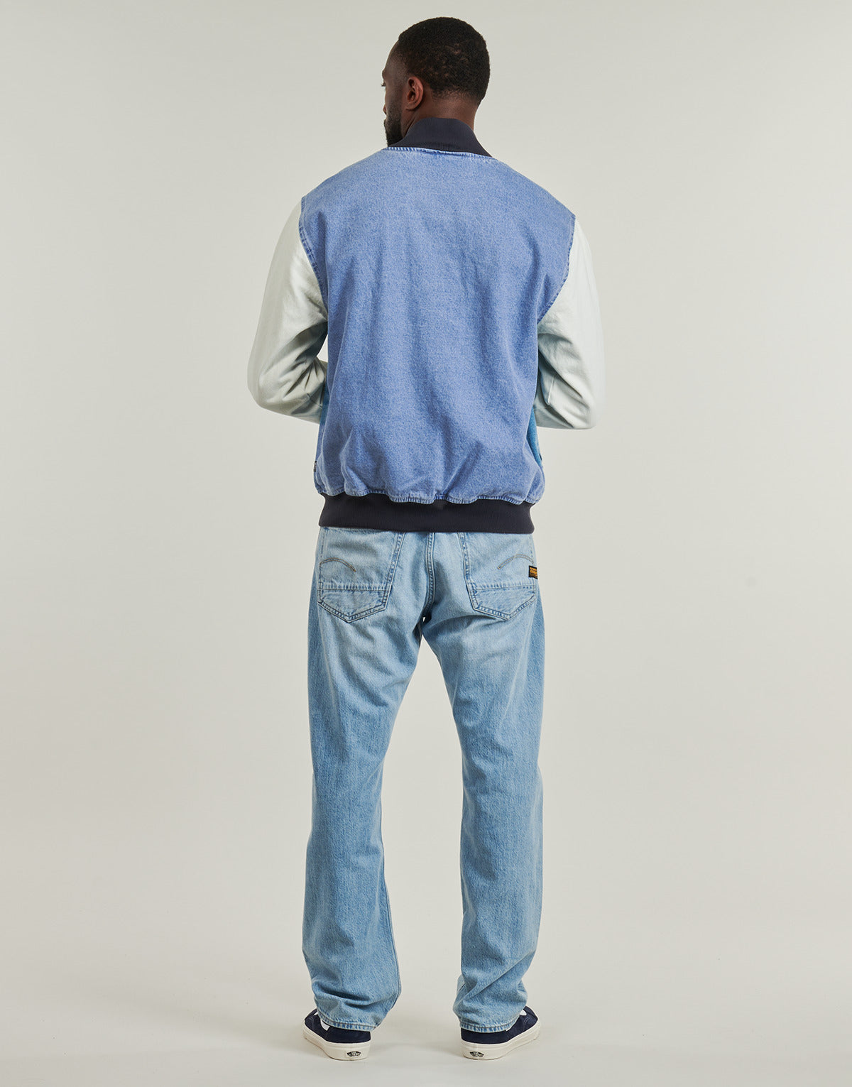 Giubbotto Uomo Vans  Denim Baseball Jacket  Blu