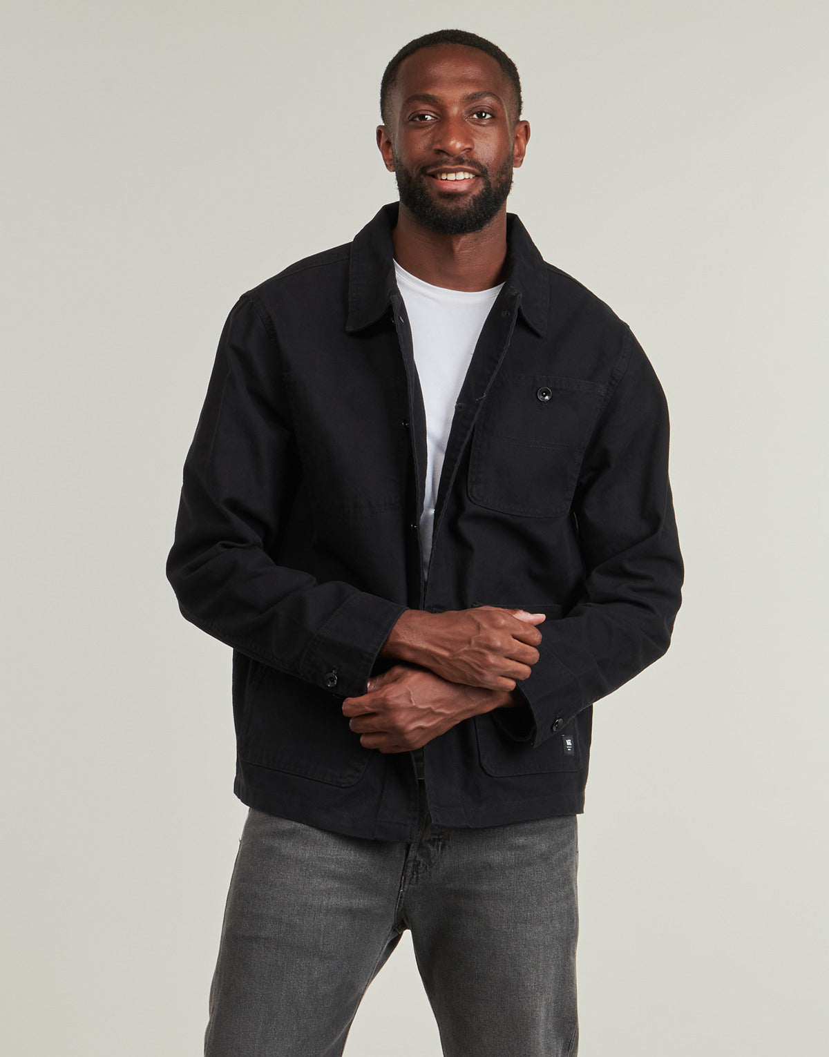 Giubbotto Uomo Vans  Drill Chore Canvas Jacket  Nero