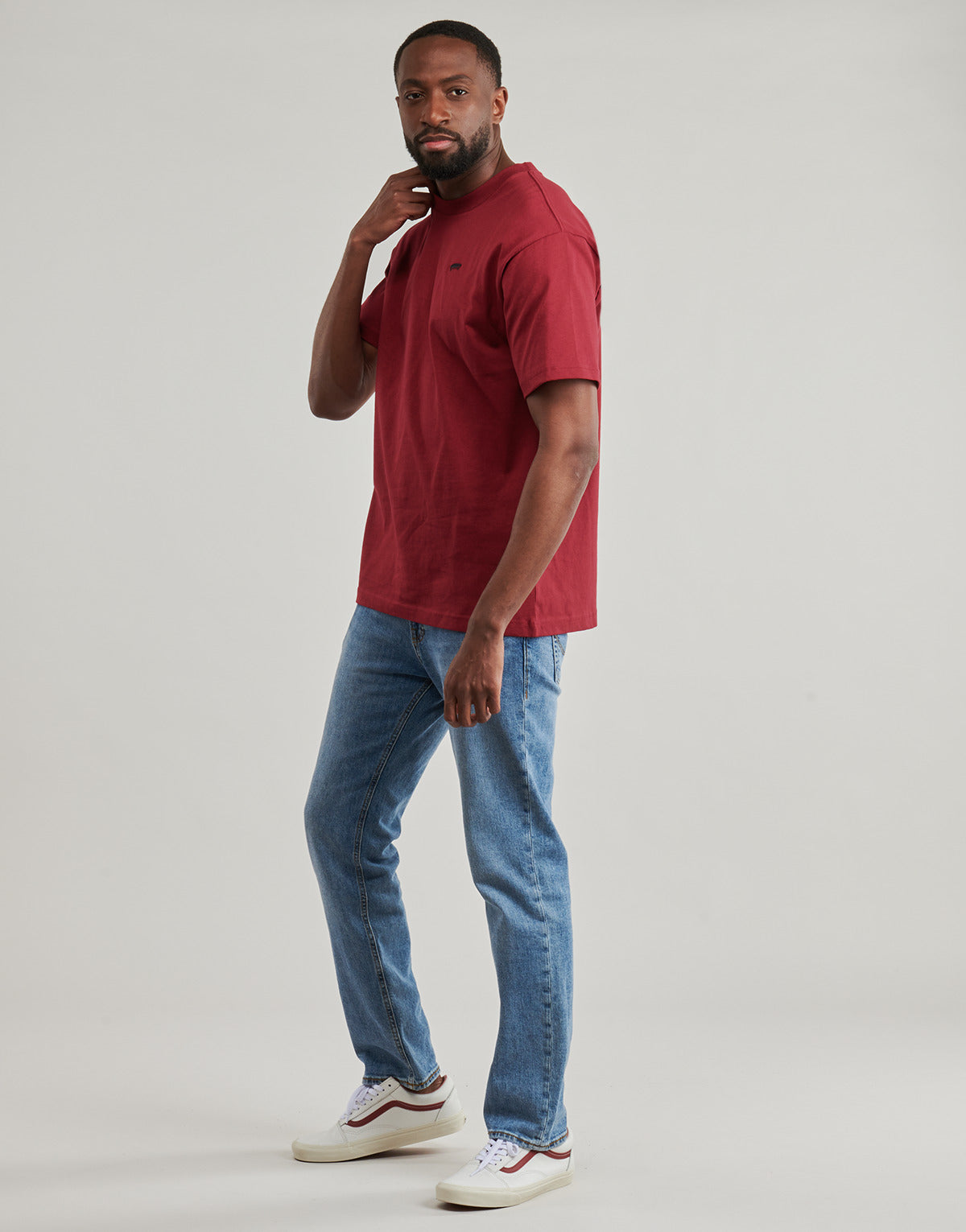 T-shirt Uomo Vans  SALTON LOOSE SS  Rosso