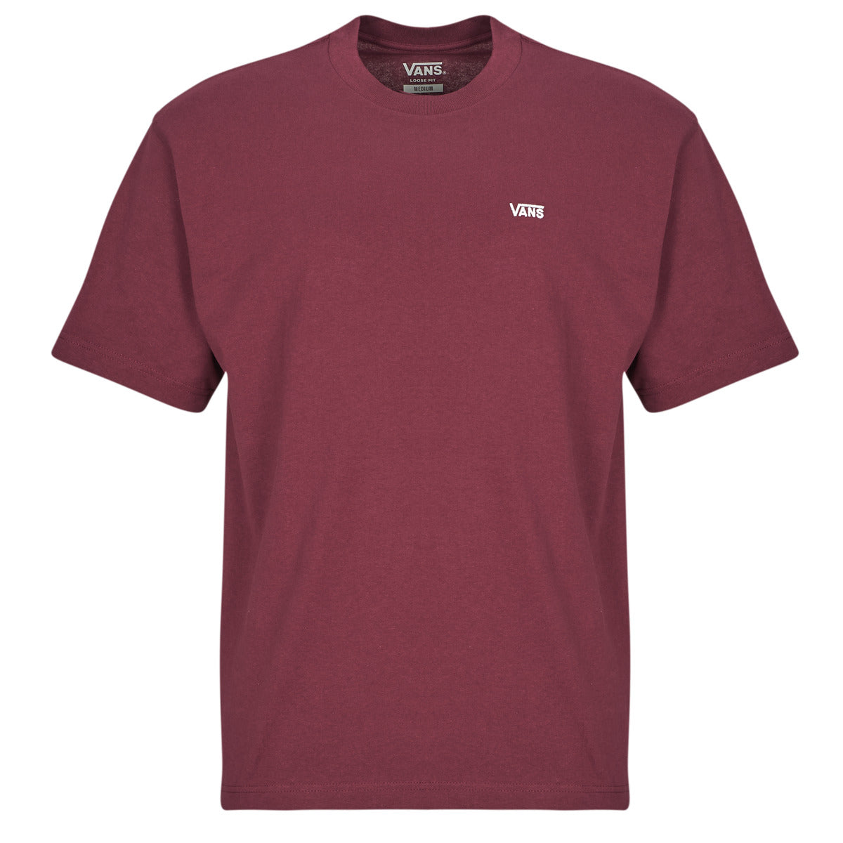 T-shirt Uomo Vans LEFT CHEST II LOOSE SS Bordeaux