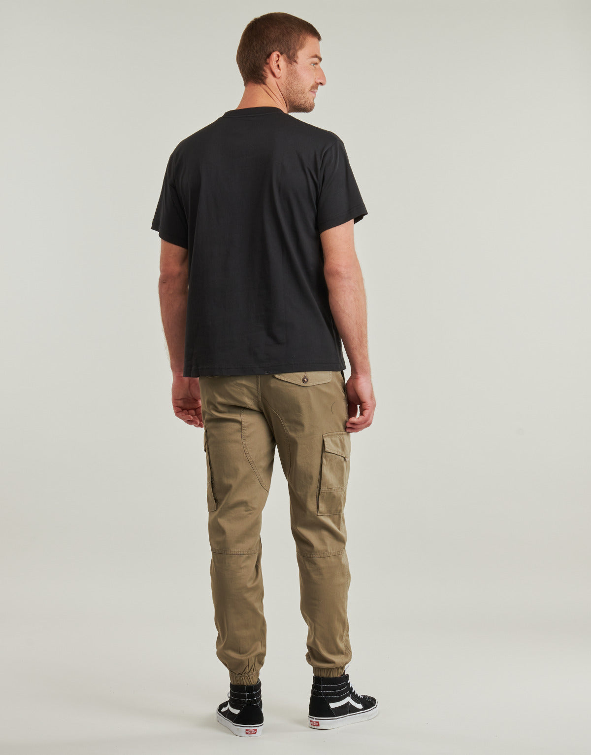 T-shirt Uomo Vans  LEFT CHEST SS  Nero