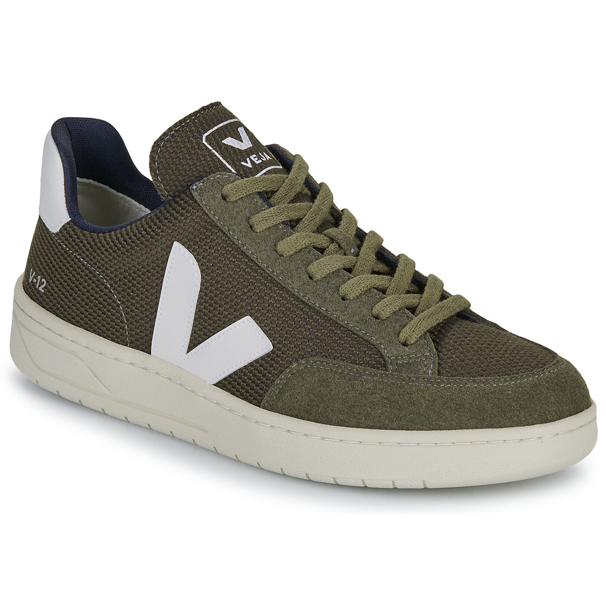 Sneakers Uomo Veja  V-12  Kaki