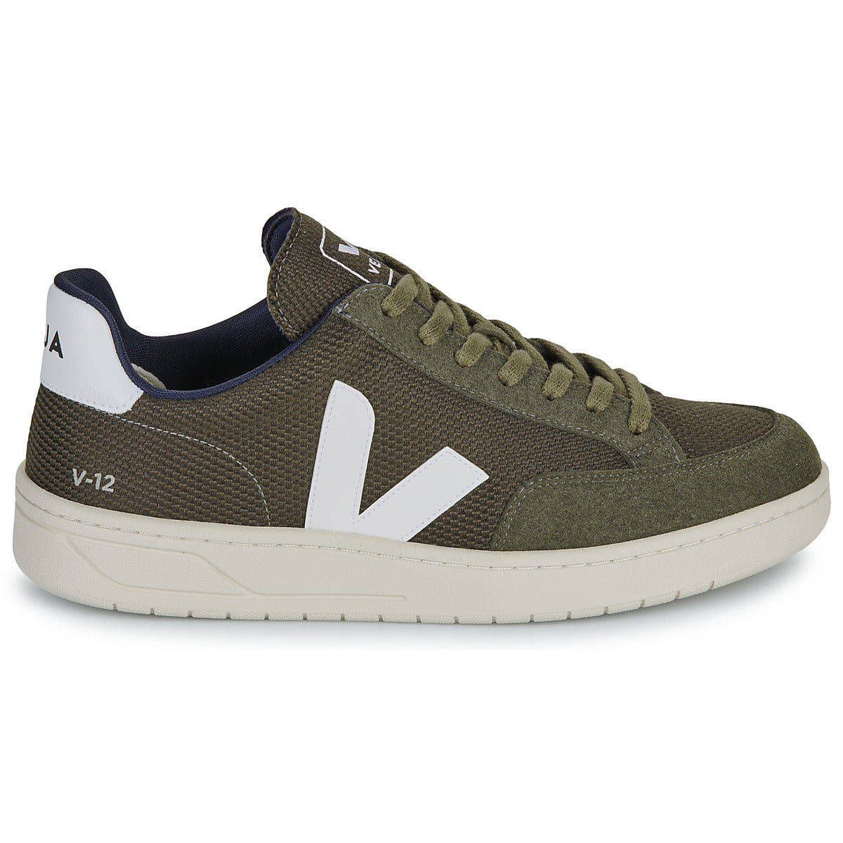 Sneakers Uomo Veja  V-12  Kaki