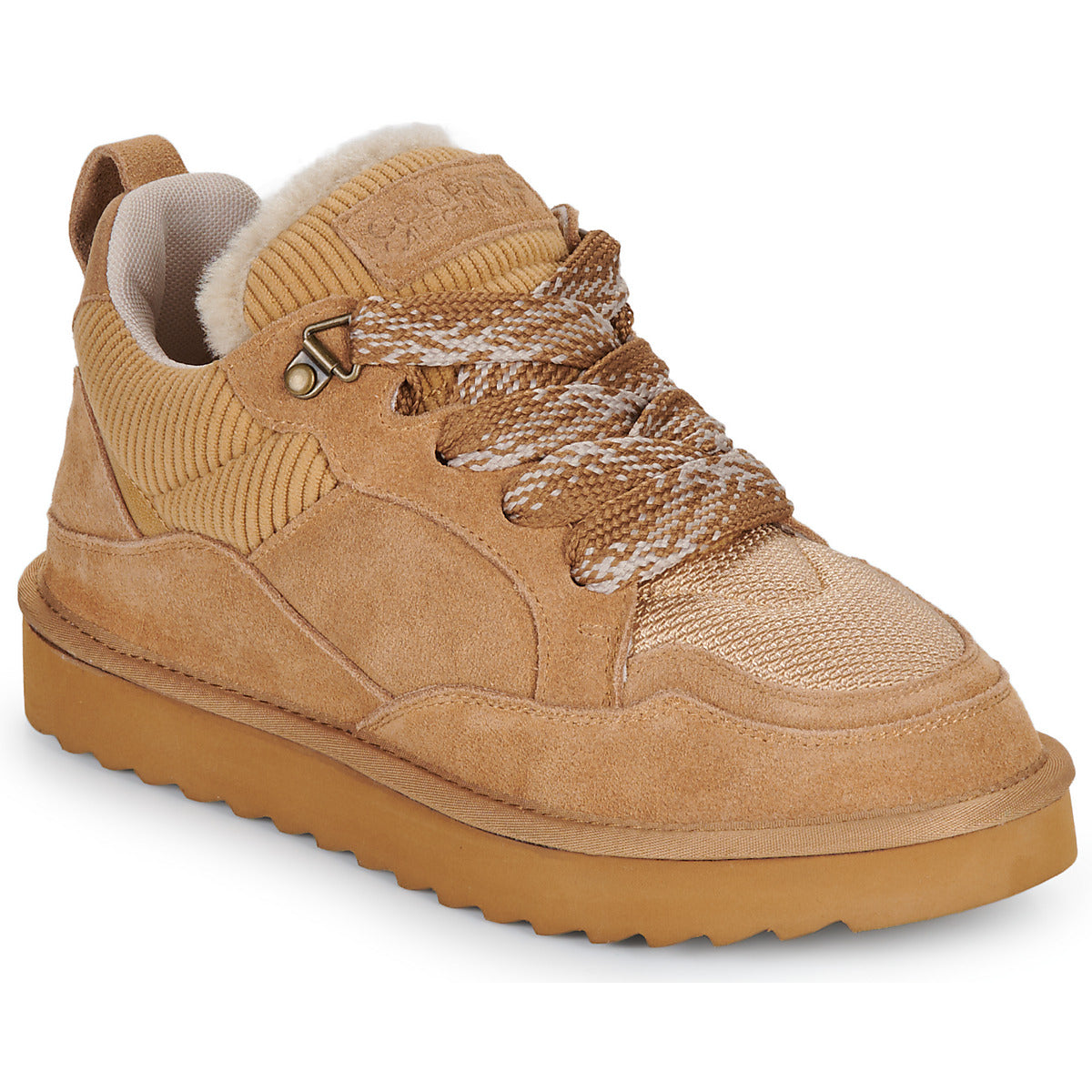 Sneakers basse Donna Colors of California  COW SUEDE SNEAKER  Marrone