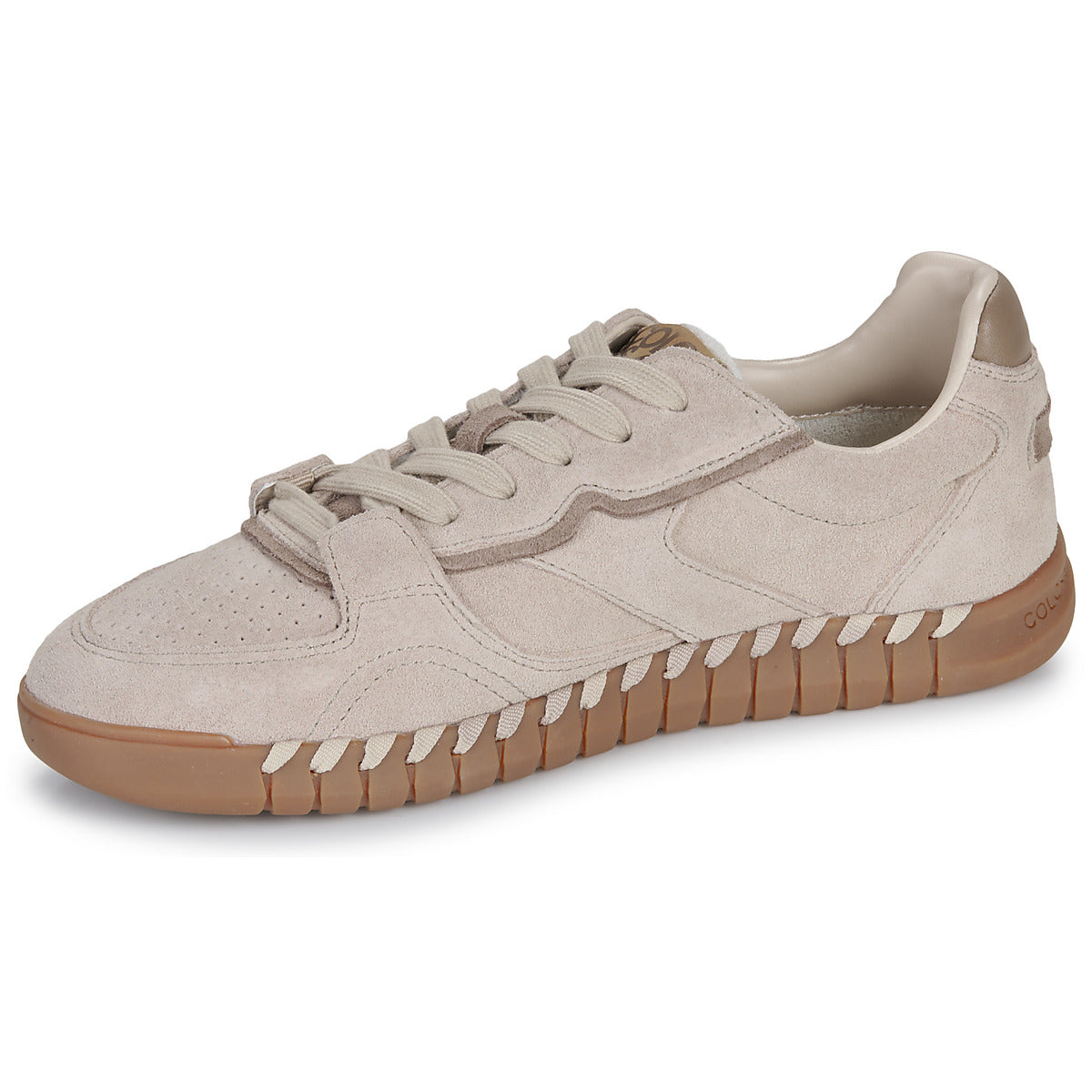Sneakers basse Donna Colors of California  COW SUEDE SNEAKER  Beige