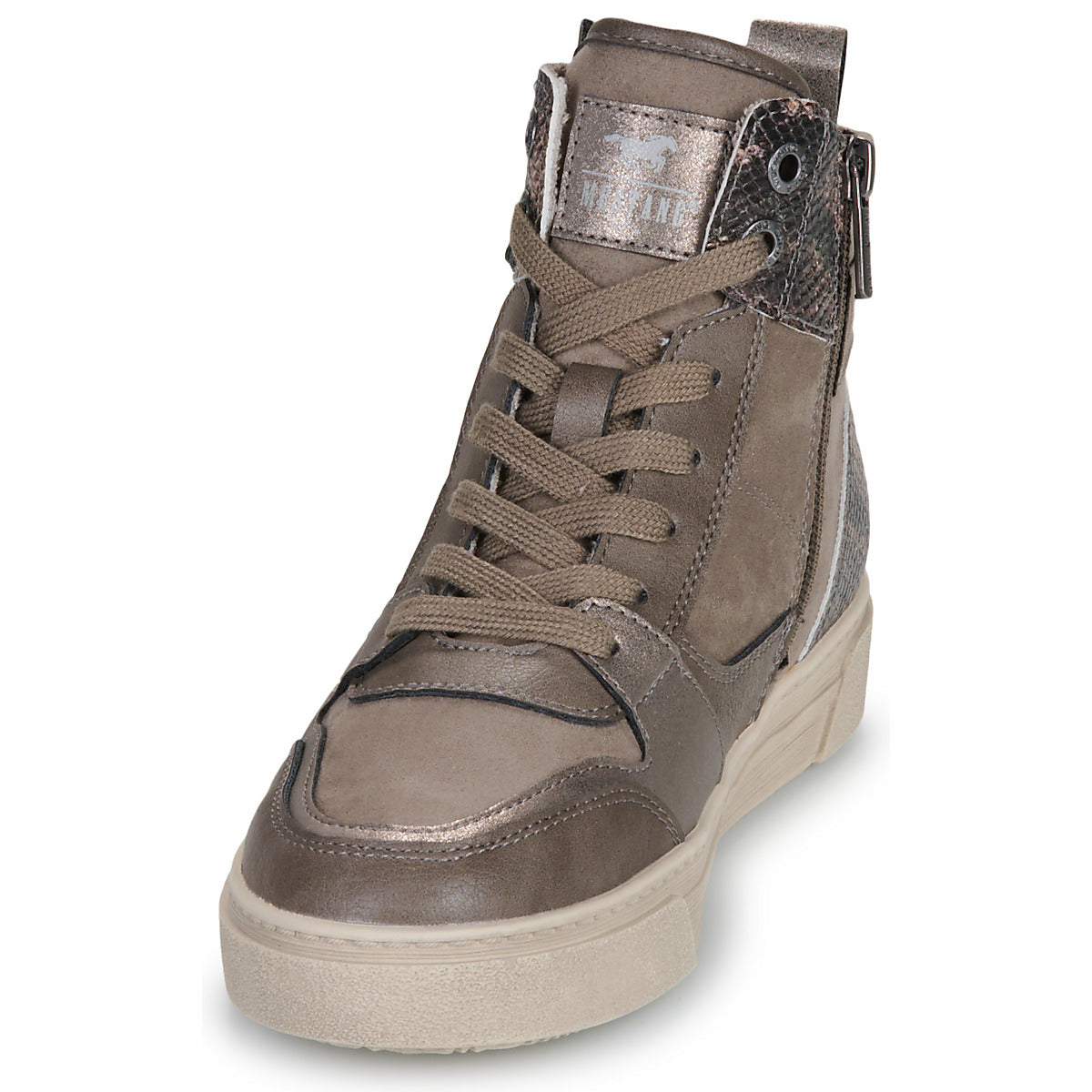 Sneakers alte Donna Mustang  RHONDA  Marrone
