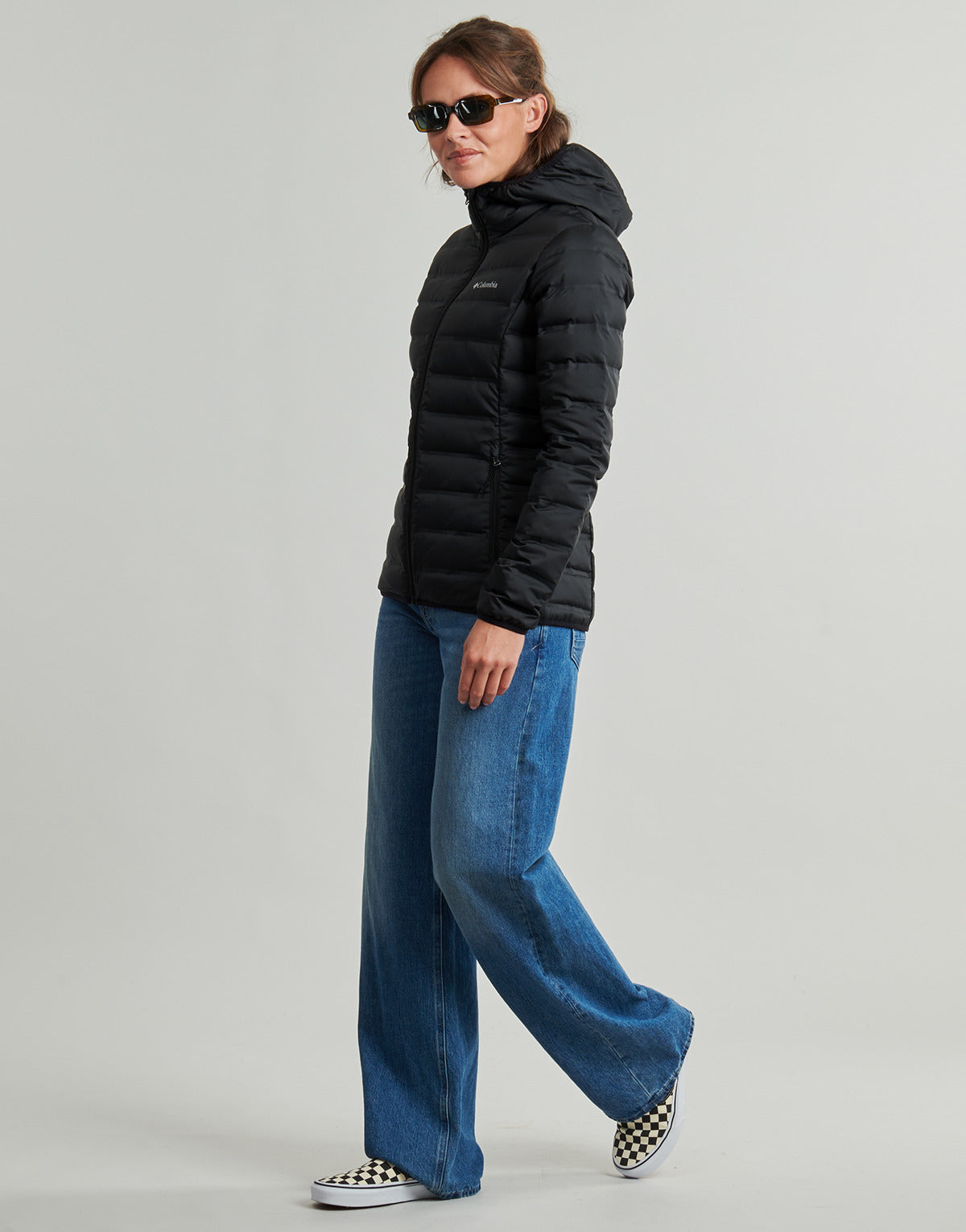 Piumino Donna Columbia  LAKE 22 II DOWN HOODED JACKET  Nero