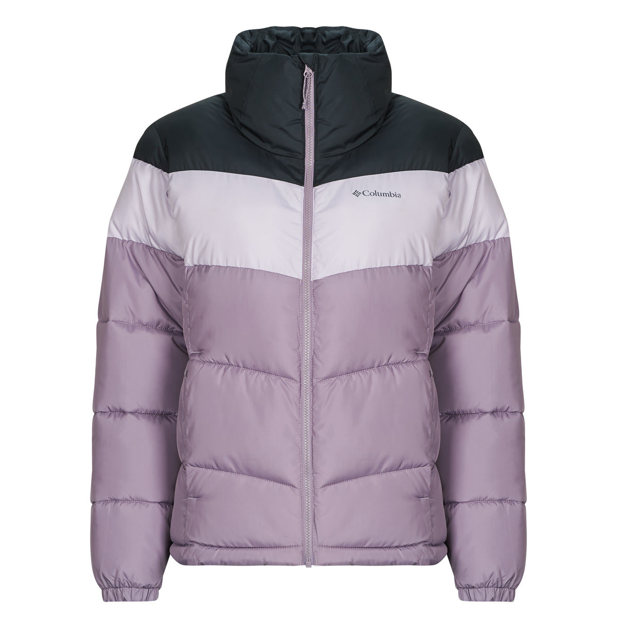 Piumino Donna Columbia PUFFECT II COLORBLOCK JACKET Viola