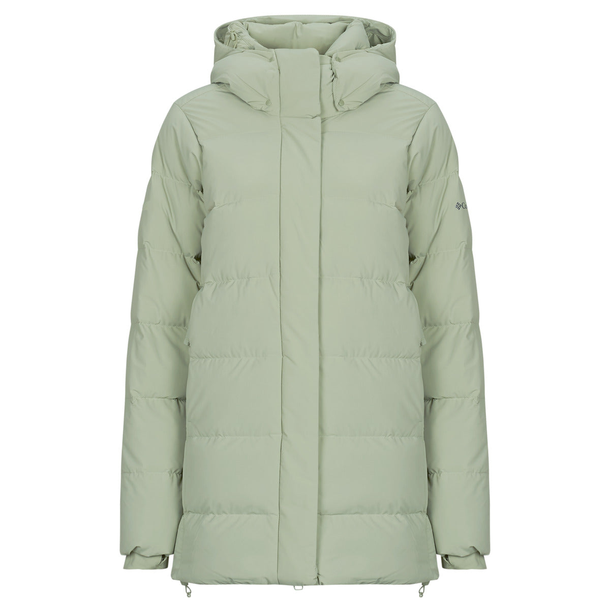 Piumino Donna Columbia  AMAZE PUFF MID HOODED JACKET  Verde