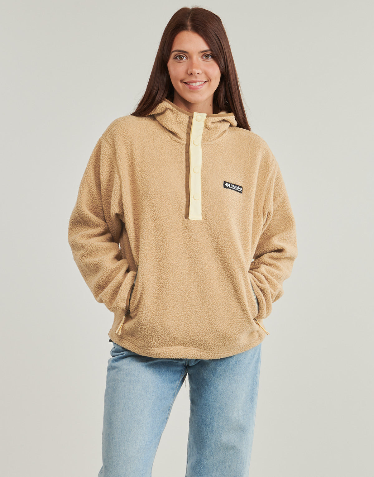 Felpa Donna Columbia  HELVETIA II HOODIE  Beige