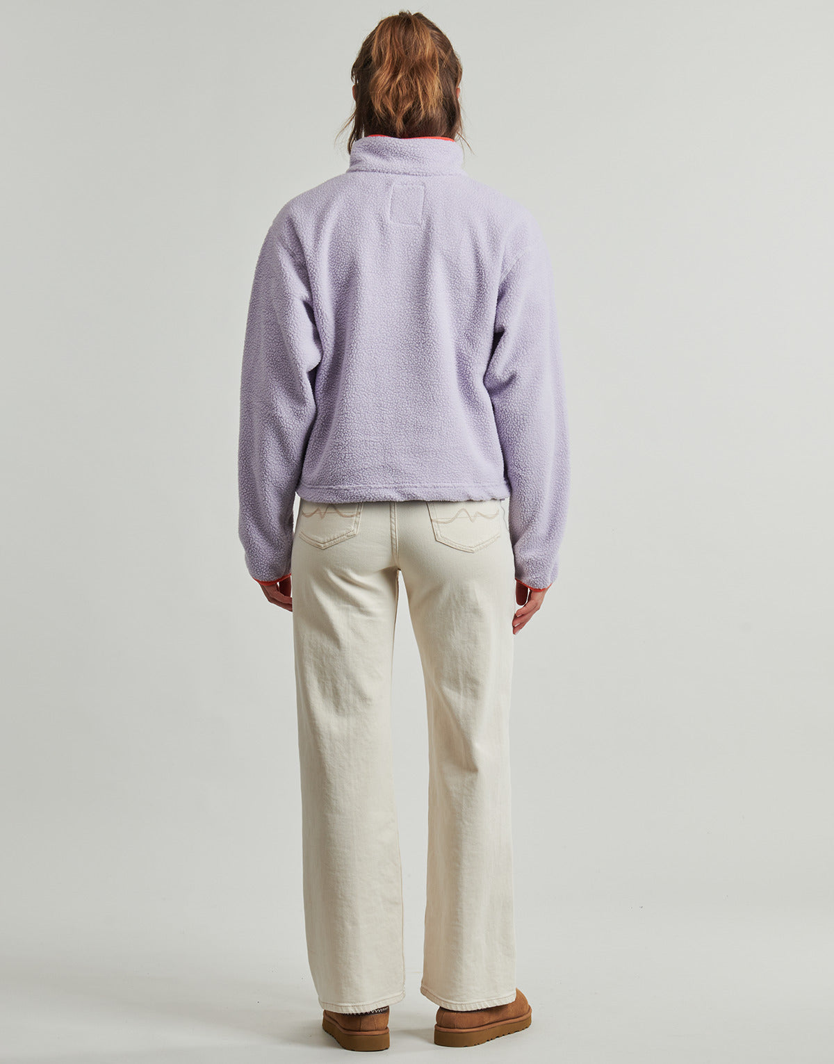 Felpa Donna Columbia  HELVETIA II CROPPED HALF SNAP FLEECE  Viola
