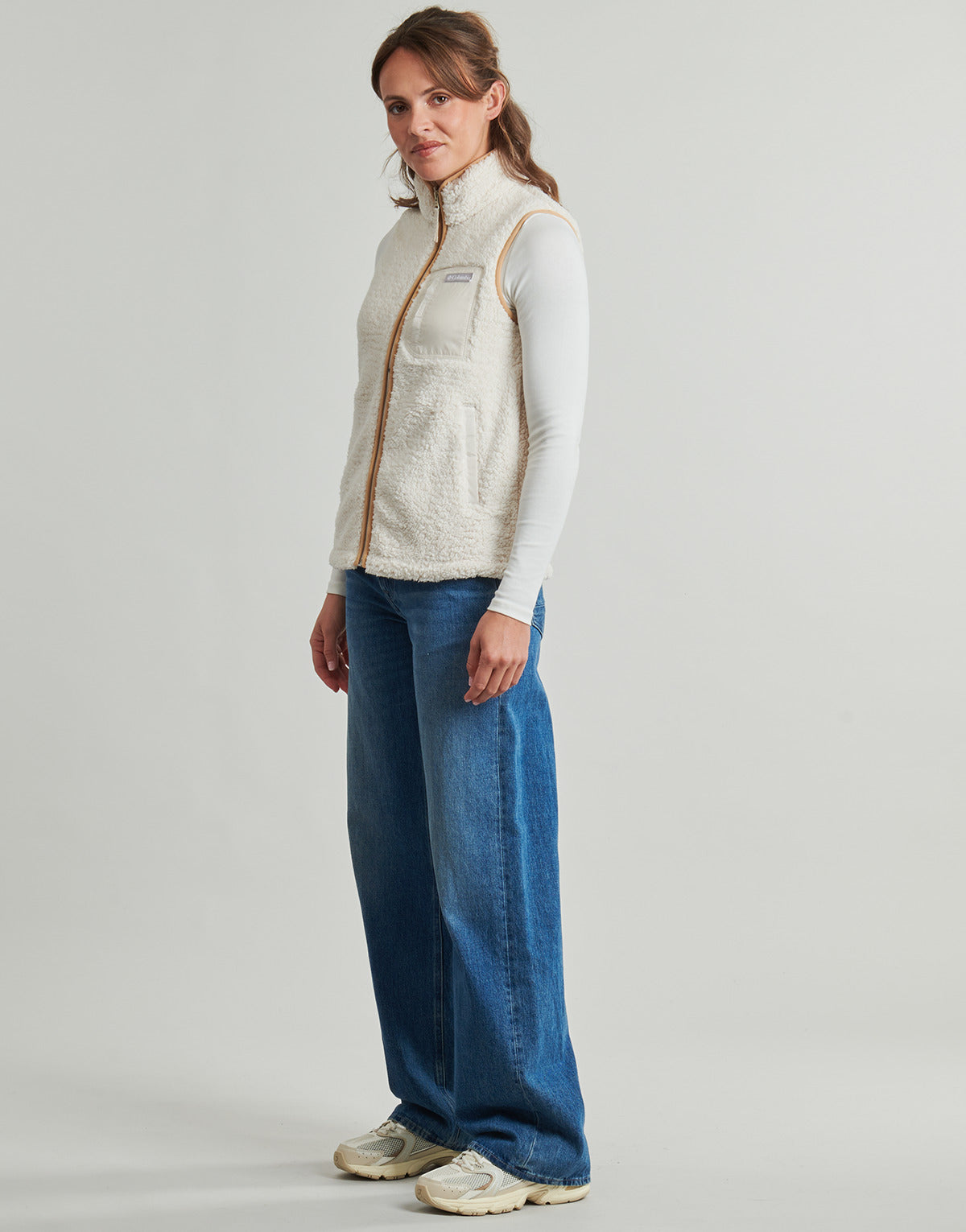 Felpa Donna Columbia  WEST BEND VEST II  Beige