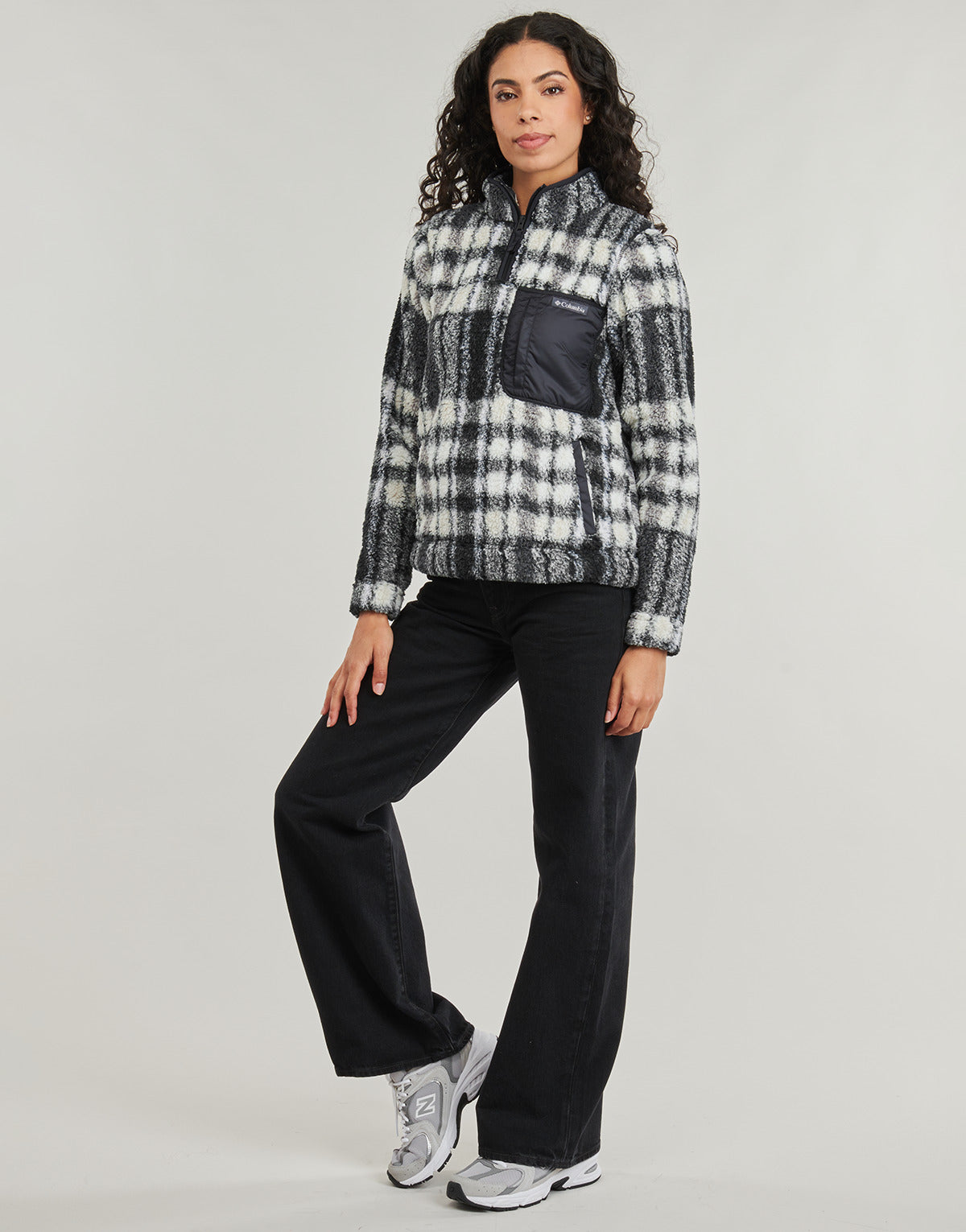 Felpa Donna Columbia  WEST BEND 1/4 ZIP II  Nero