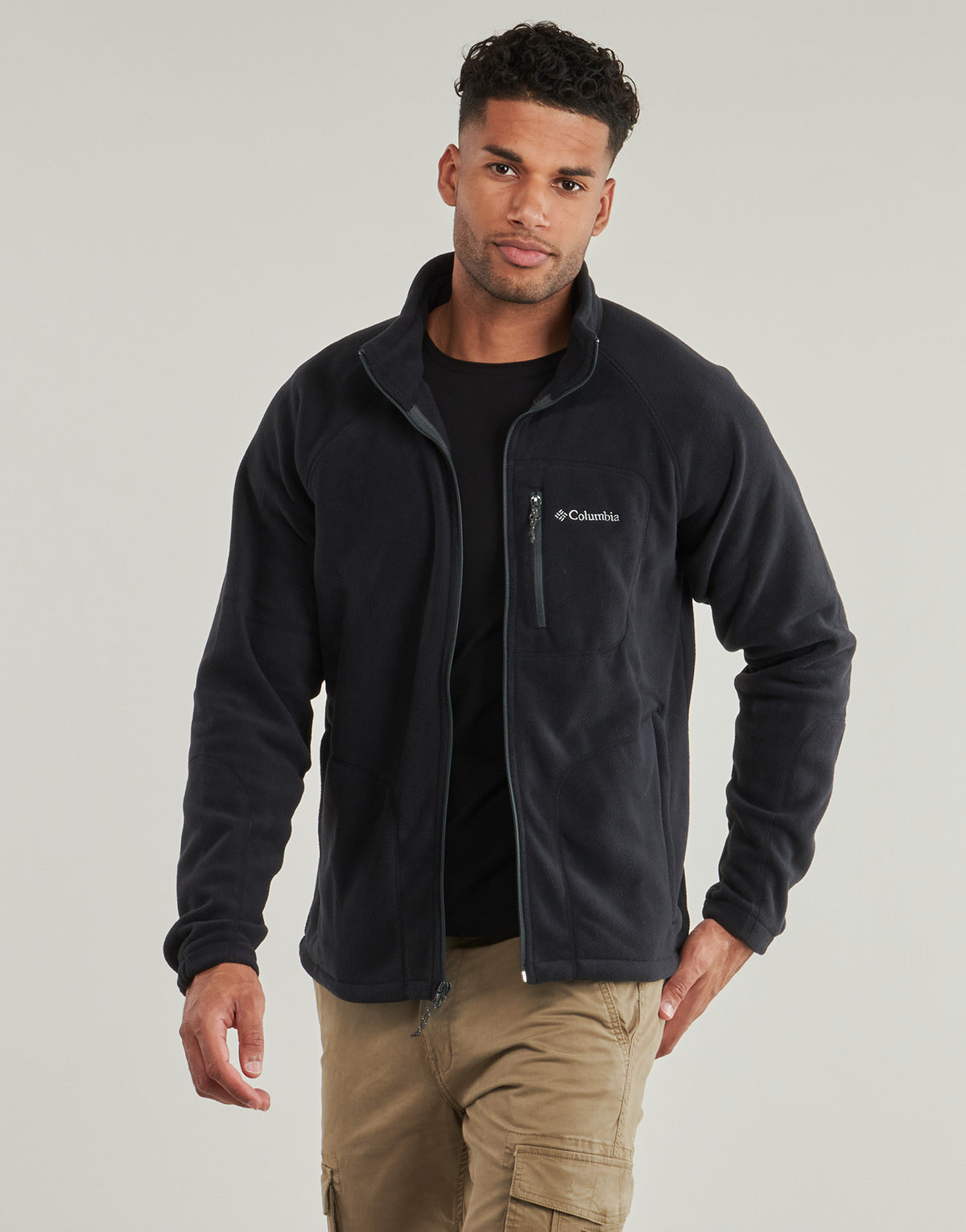 Felpa Uomo Columbia FAST TREK II FULL ZIP FLEECE Nero