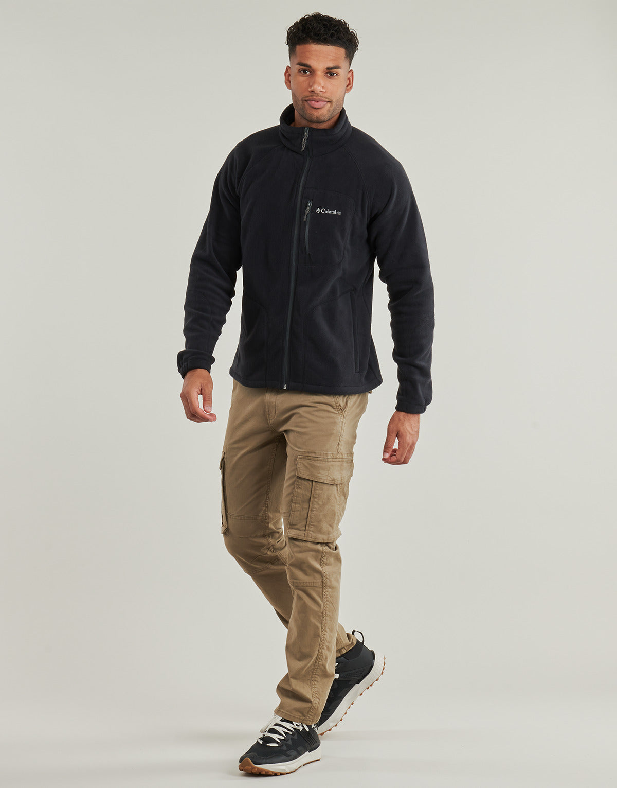 Felpa Uomo Columbia FAST TREK II FULL ZIP FLEECE Nero