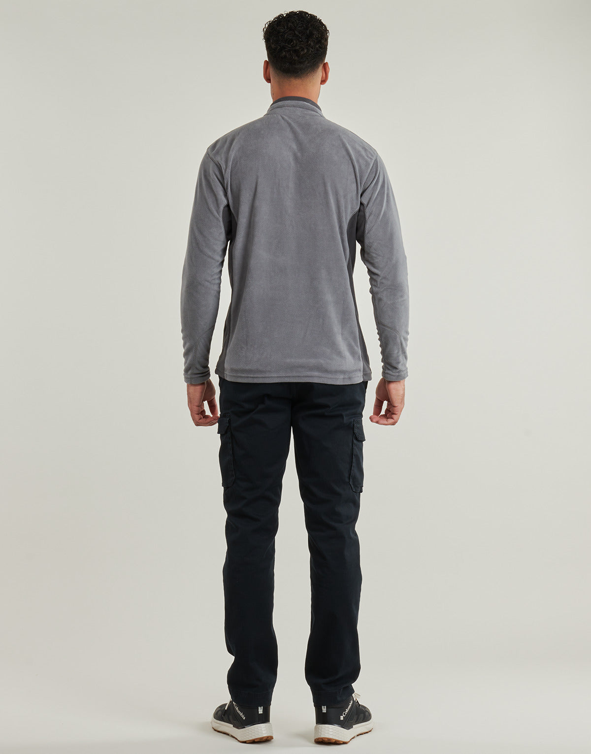 Felpa Uomo Columbia  KLAMATH RANGE II HALF ZIP  Grigio