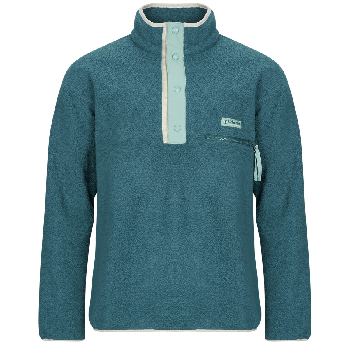 Felpa Uomo Columbia  HELVETIA II HALF SNAP FLEECE  Blu